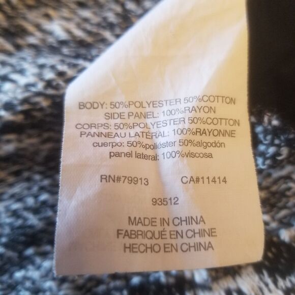 Motherhood Maternity Black & White Knit Pullover Animal Print Sweater SZ Medium - Picture 5 of 11